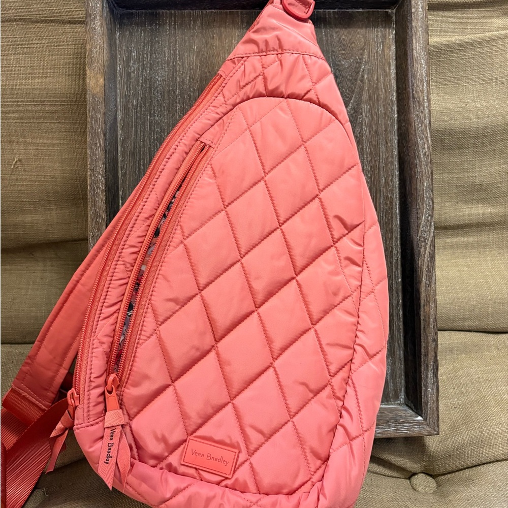 Vera Bradley Pink Quilted Backpack